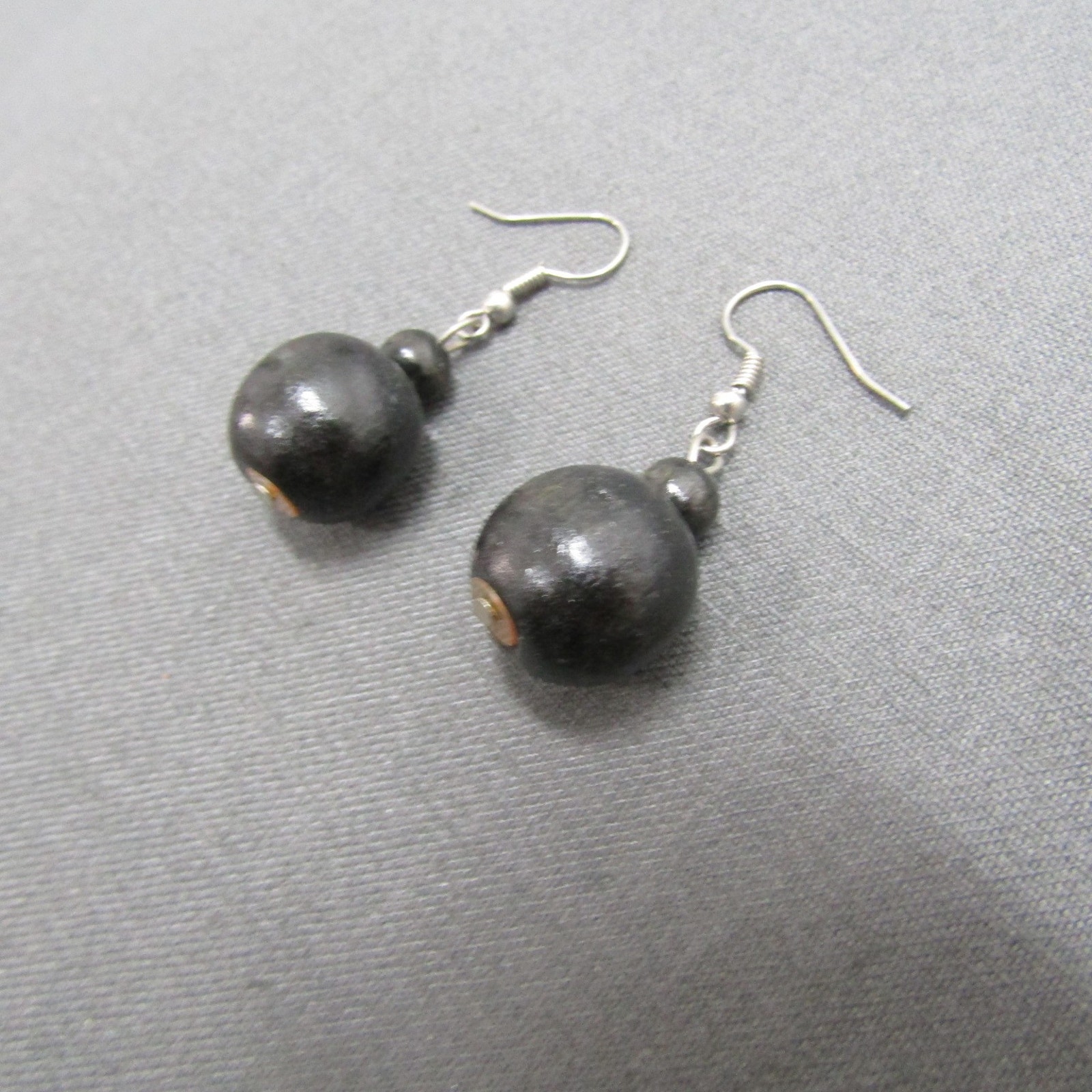 Black Wood Earrings For Womens Teens Girls Gift Party Business Casual Her Chic 9$